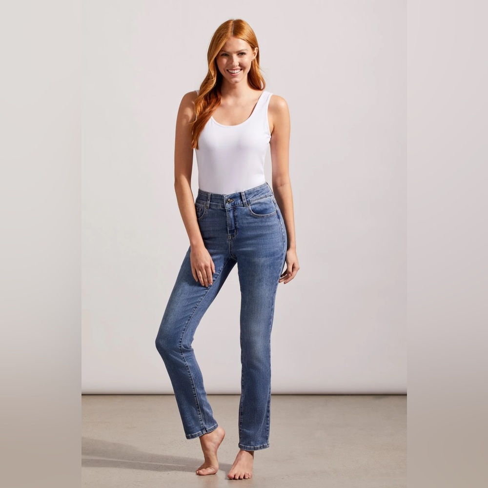 Tribal Sophia Curvy 32 Inch Straight Leg Jeans Size 6